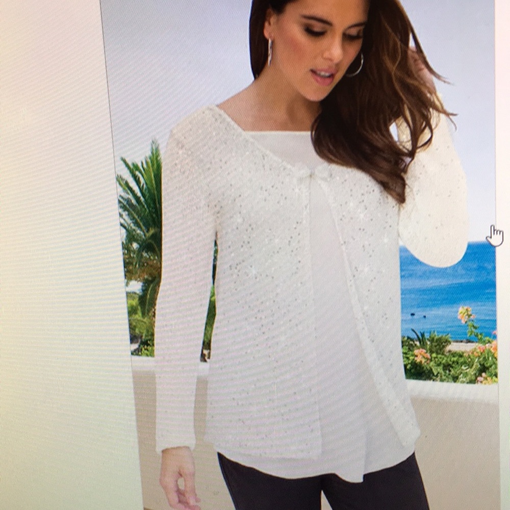 💕💕 Festive Sequined Sweater Sz S 💕💕💕